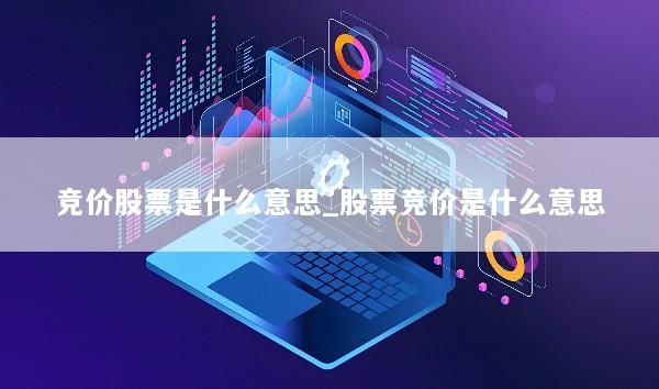 竞价股票是什么意思_股票竞价是什么意思